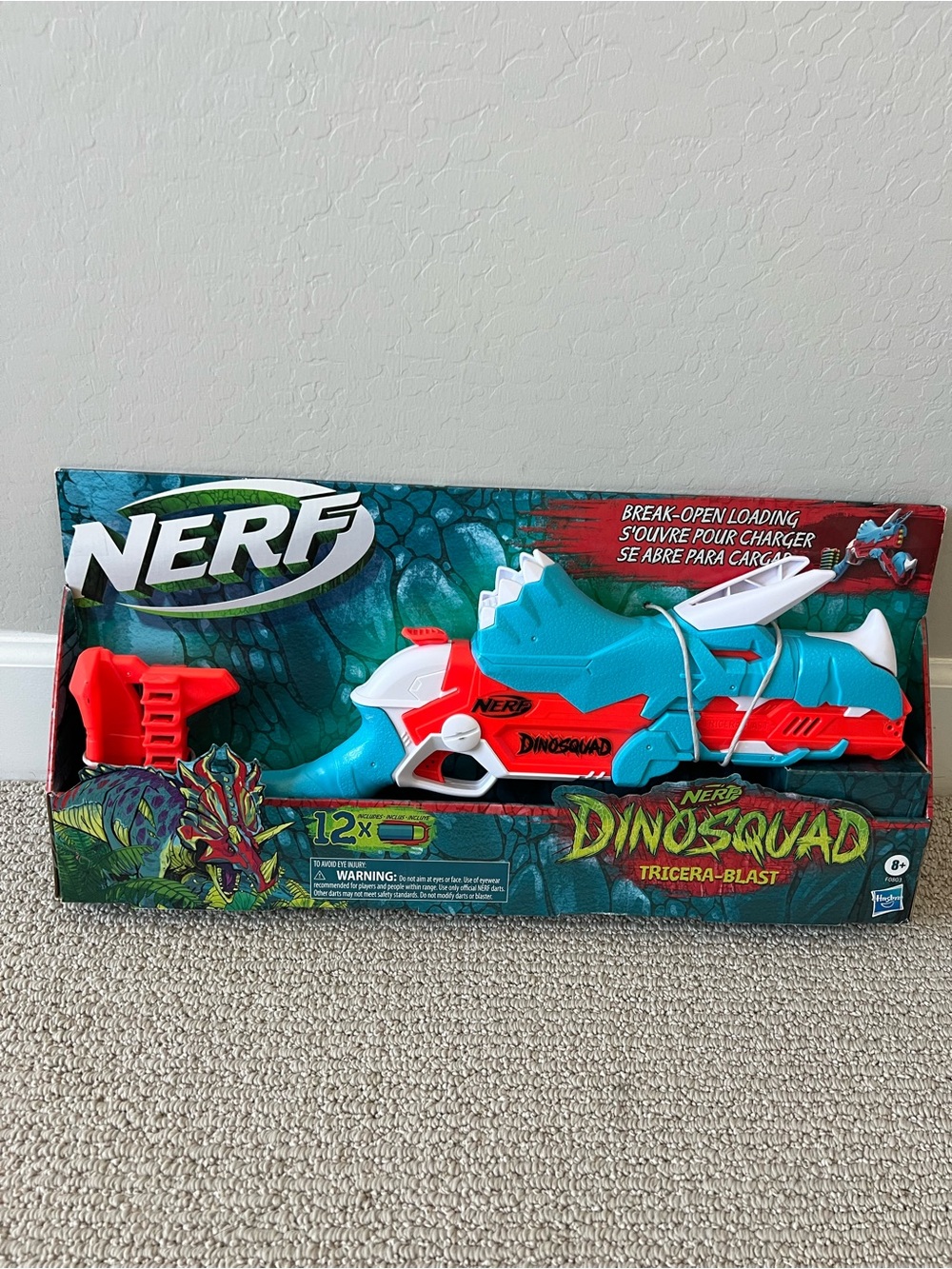 Nerf DinoSquad Tricera-Blaster NIB $25